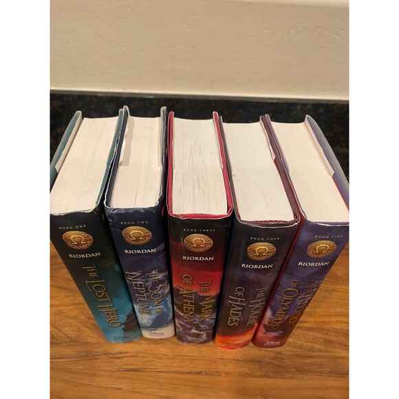 Complete Set Series - Lot of 5 Heroes of Olympus Books - Picture 4 of 7